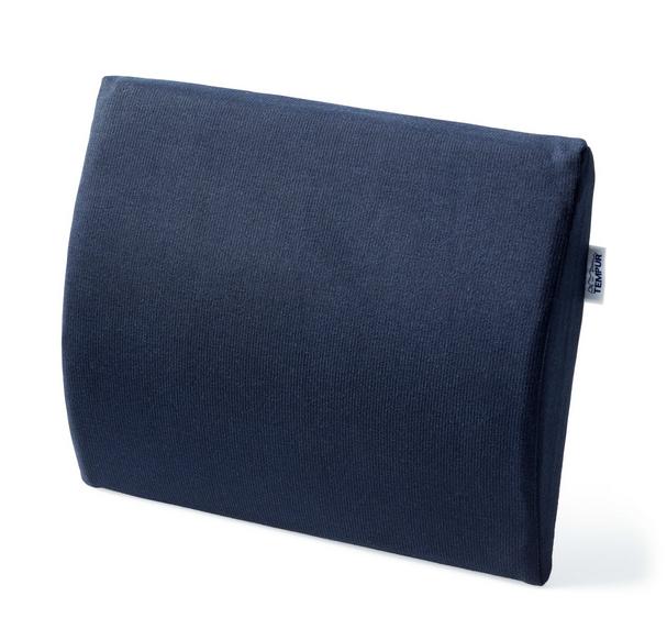 TEMPUR RYGGSTØTTE TRANSIT BLÅTT JERSEYTREKK