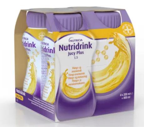 NUTRIDRINK JUCY PLUS MANGO ANANAS 4 STK