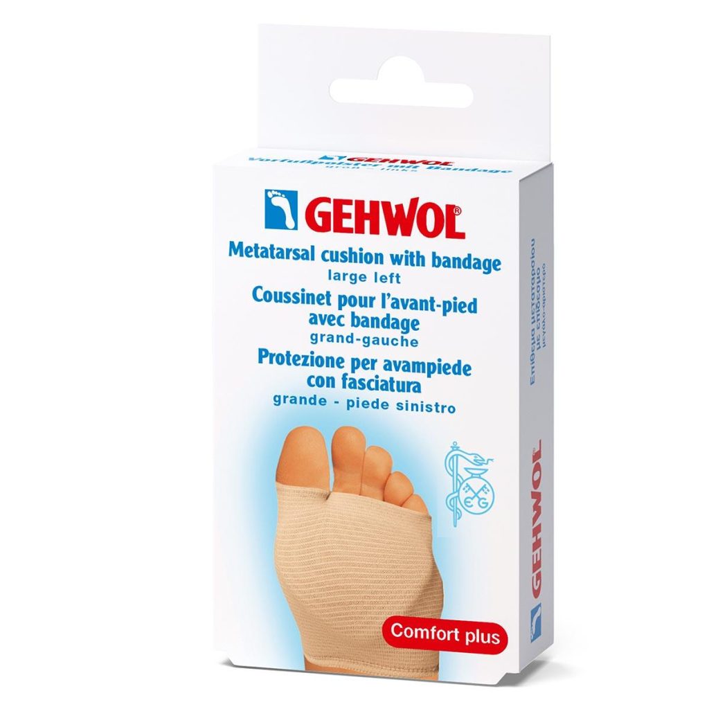 Gehwol METATARSAL CUSHION m/BANDAGE,VENSTRE,LARGE1stk