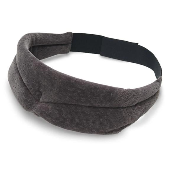 TEMPUR SOVEMASKE GRÅ VELOUR 41X9X2,5CM