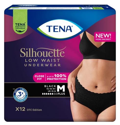 TENA Silhouette Pants Plus Lavt liv Sort M