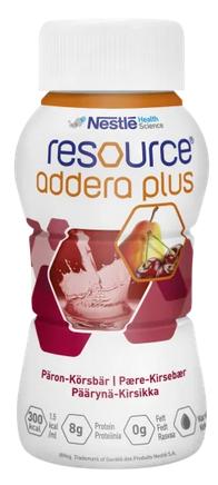 RESOURCE ADDERA PLUS PÆRE & KIRSEBÆR 4 STK