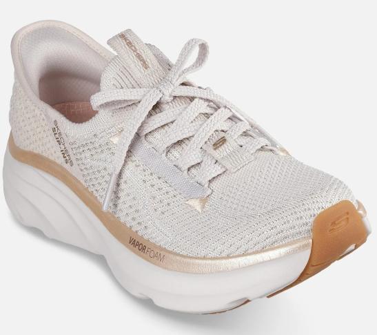 Skechers Relaxed Fit: Slip-ins: D'Lux Vapor - Evening Glow - Natural