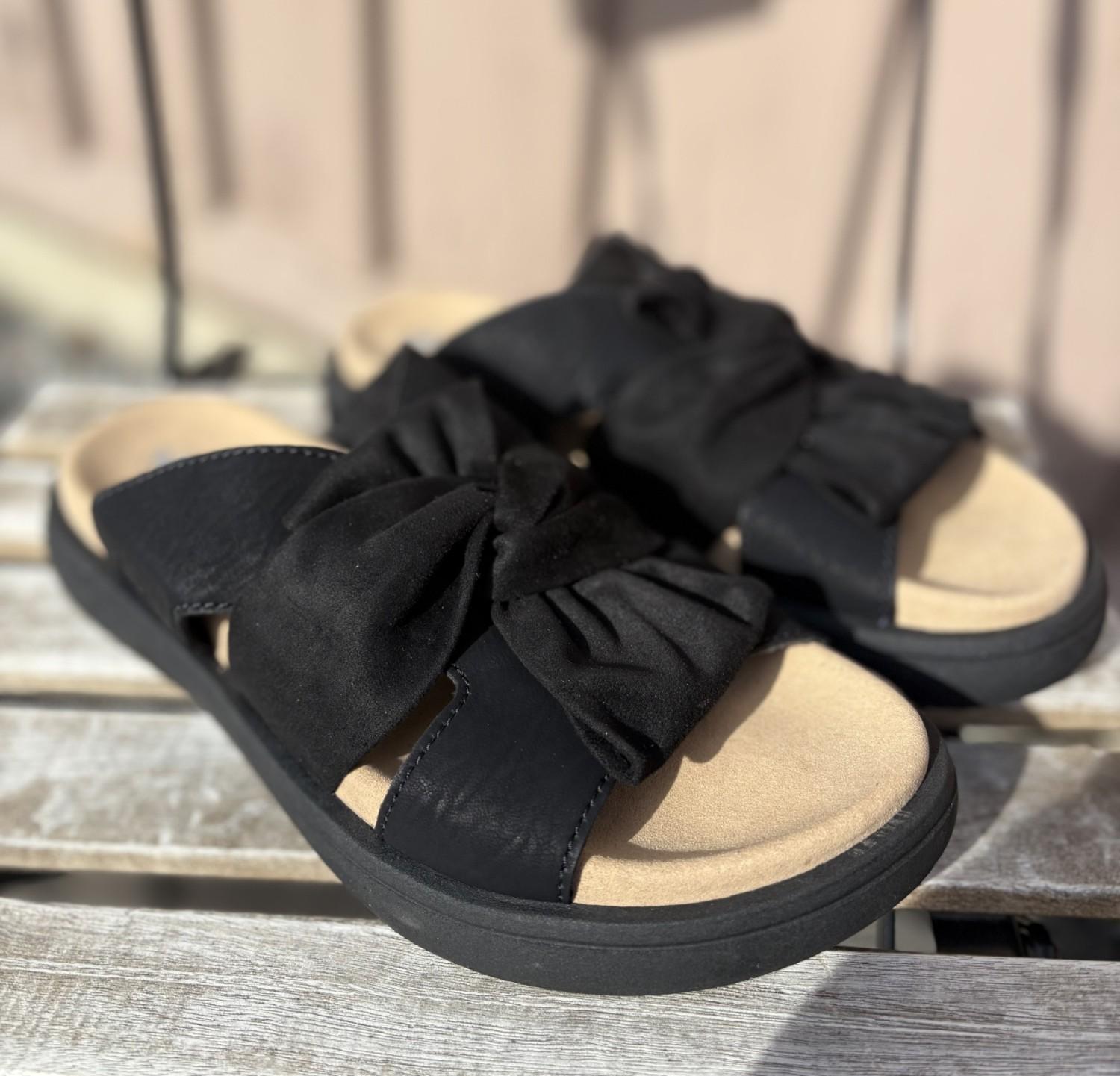 Rieker Dame Sandal Svart V1550-00