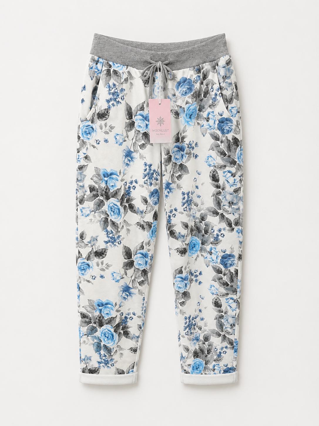 Moon Dust Magic Print Pant Soft Blue