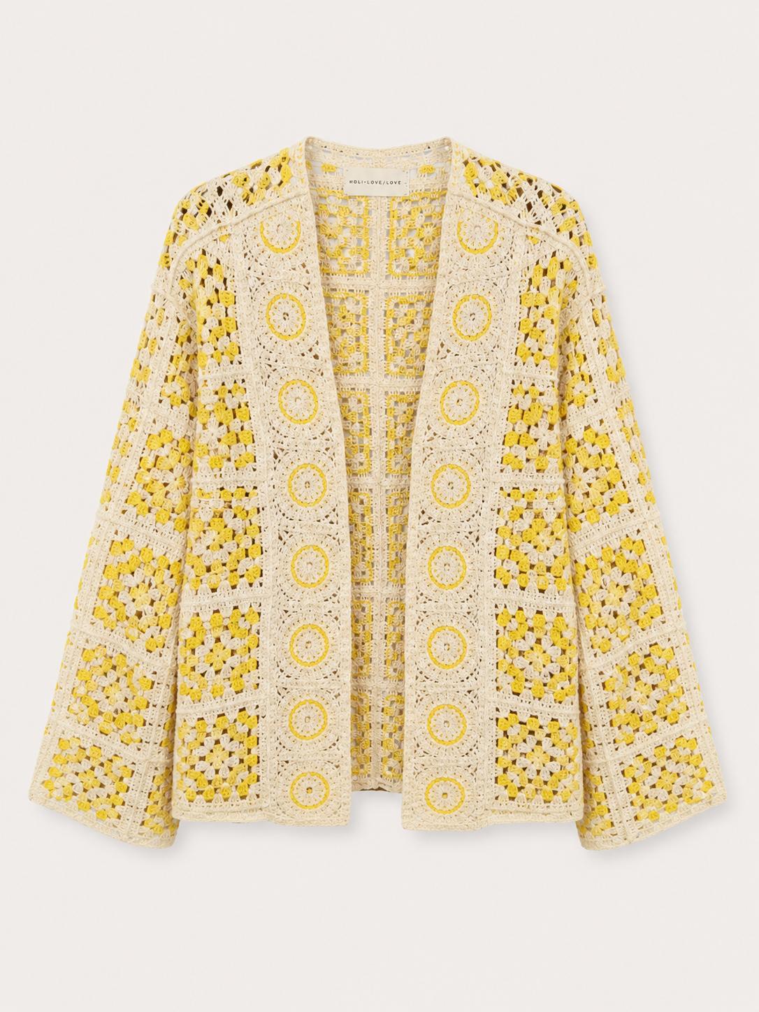 Luxzuz Polly Cardigan Tender Yellow