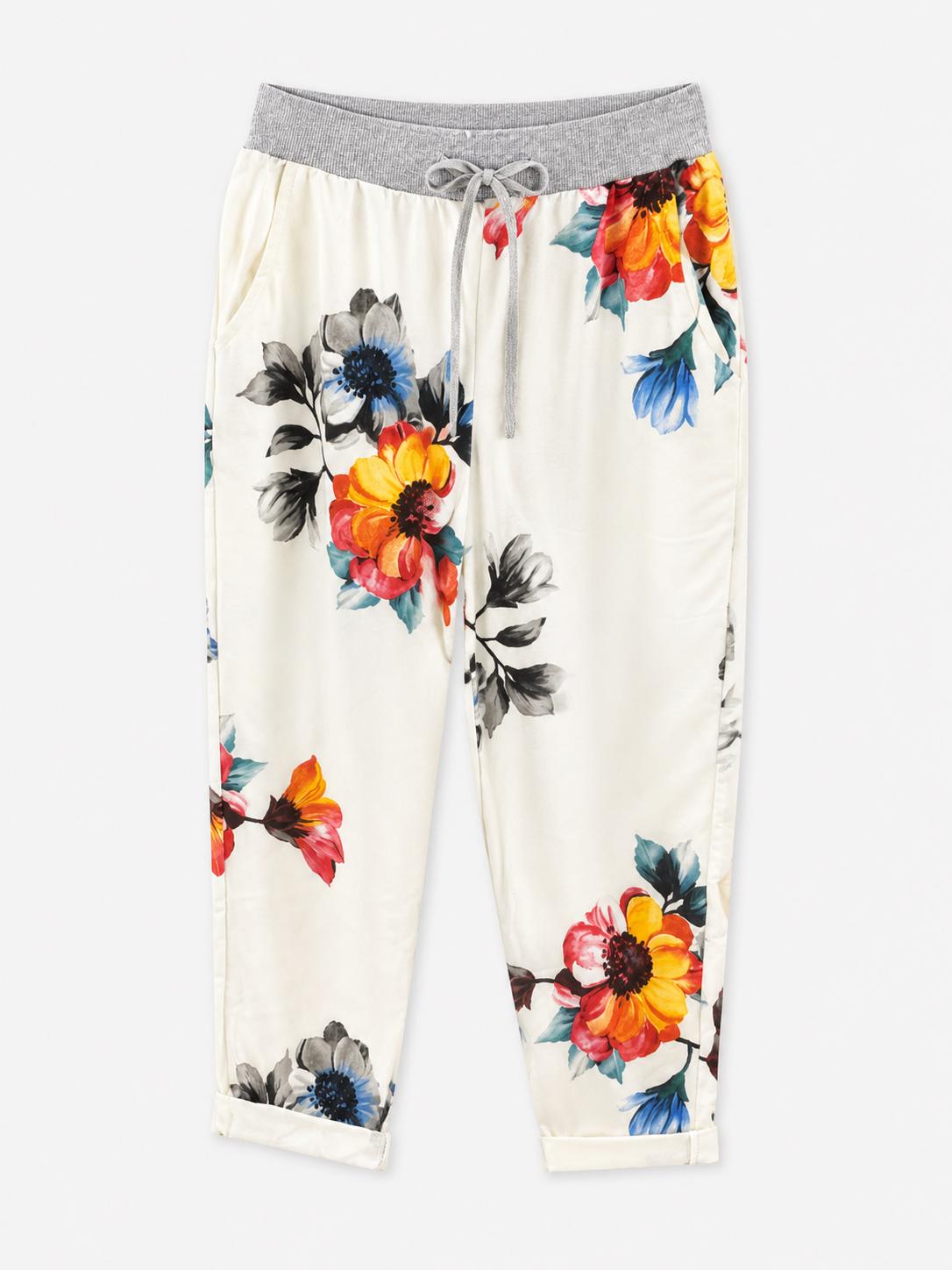 MoonDust Magic Print Pant White