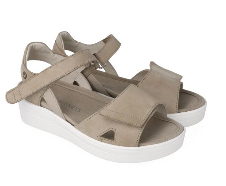Klaveness Maria Sandal Beige Nappa