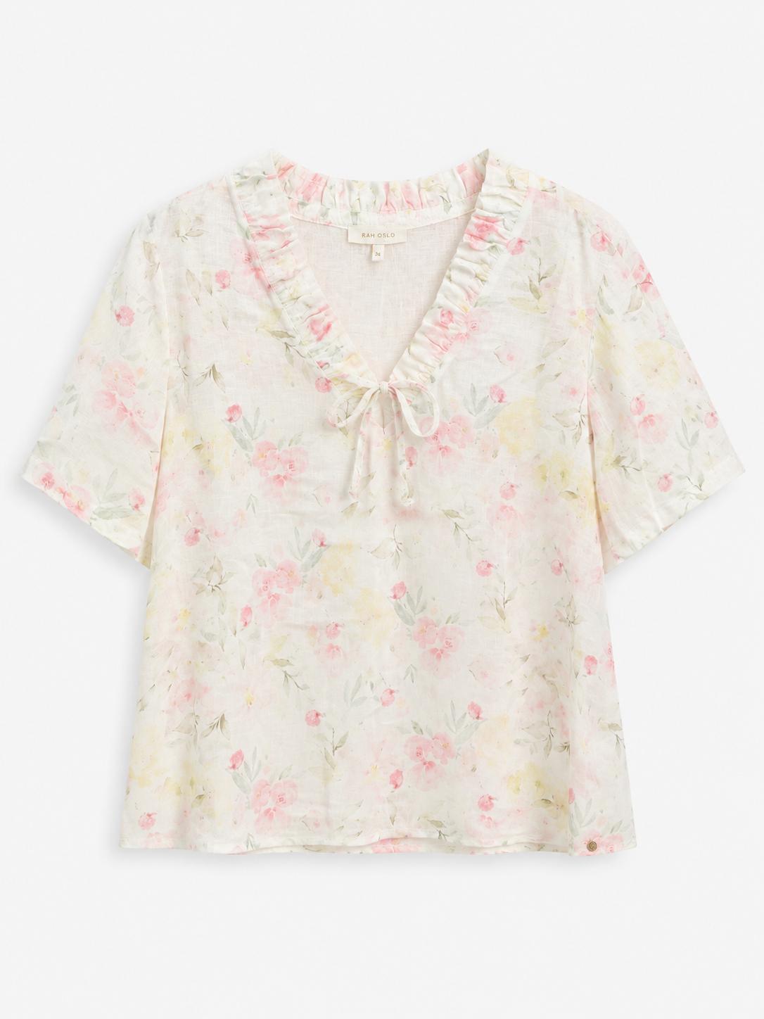 RAH Clara Top Printed Pink Flower