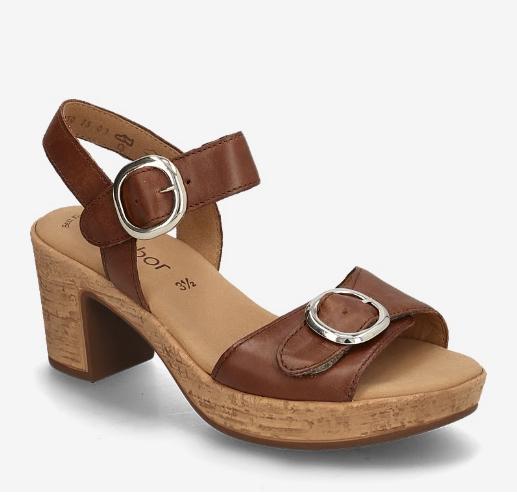 Gabor Sandal m/hæl Camel