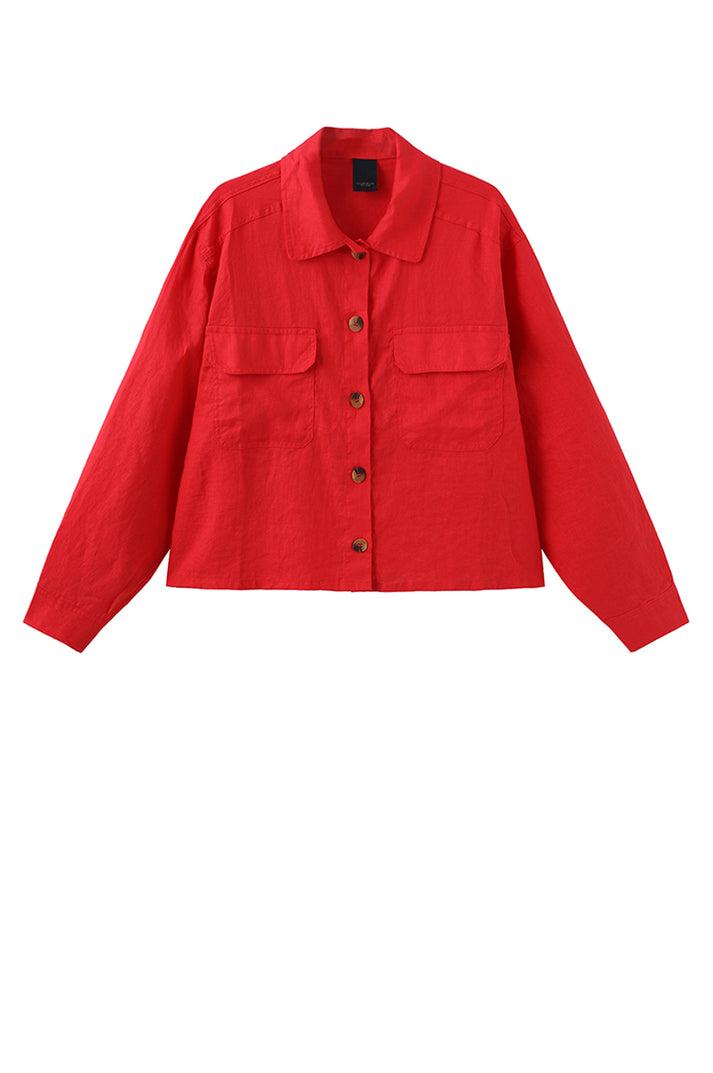 Ruby Shirt, Flame Scarlet