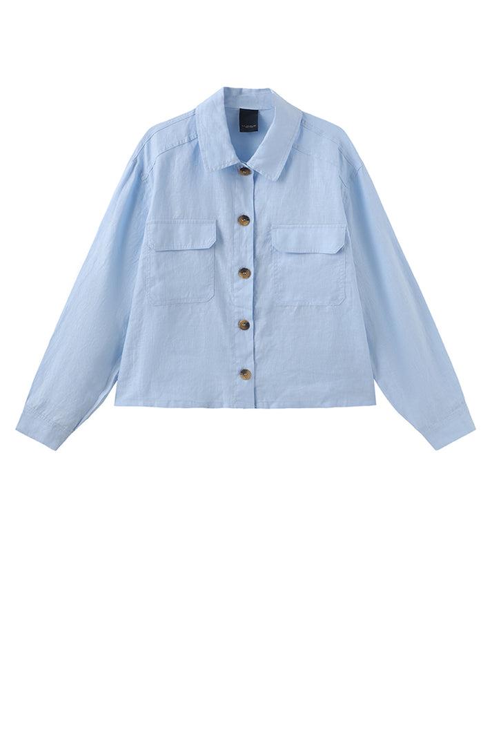 Ruby Shirt, Cerulean Blue